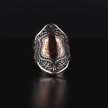 Görseli Galeri görüntüleyiciye yükleyin, Zircon Thumb Ring with Archer Silver Ring
