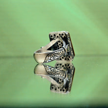 Görseli Galeri görüntüleyiciye yükleyin, Engraved Islamic Customizable Silver Ring
