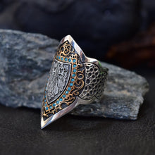 Görseli Galeri görüntüleyiciye yükleyin, Double Headed Eagle Thumb Archer Ring
