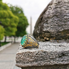 Görseli Galeri görüntüleyiciye yükleyin, Green Paraiba Tourmaline Ring
