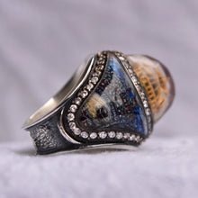 Görseli Galeri görüntüleyiciye yükleyin, Hand Painted Islamic Men Ring
