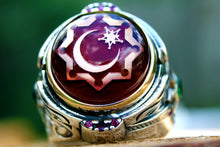 Görseli Galeri görüntüleyiciye yükleyin, Islam Ring With Star and Crescent
