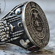 Görseli Galeri görüntüleyiciye yükleyin, Istanbul Mosque Engraved Sterling Silver Ring
