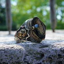 Görseli Galeri görüntüleyiciye yükleyin, Lion Head Sterling Silver Ring
