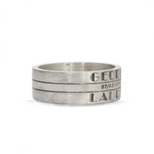 Görseli Galeri görüntüleyiciye yükleyin, Memories Band Ring Silver
