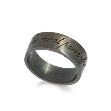 Görseli Galeri görüntüleyiciye yükleyin, Motto Band Engagement Ring Silver
