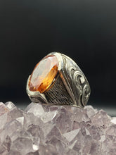 Görseli Galeri görüntüleyiciye yükleyin, Natural Brown Zircon Silver Ring
