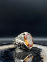 Görseli Galeri görüntüleyiciye yükleyin, Natural Brown Zircon Silver Ring
