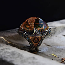 Görseli Galeri görüntüleyiciye yükleyin, Turkısh Dome Hand Carved Ring
