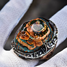 Görseli Galeri görüntüleyiciye yükleyin, Turkısh Dome Hand Carved Ring
