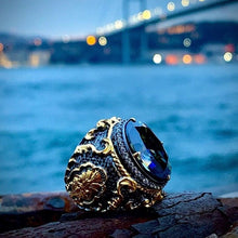 Görseli Galeri görüntüleyiciye yükleyin, Handmade Gold Plated Tanzanite Silver Ring
