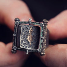 Görseli Galeri görüntüleyiciye yükleyin, Double Faced Calligraphy Silver Ring
