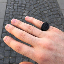 Görseli Galeri görüntüleyiciye yükleyin, Black Zircon Handmade Silver Ring
