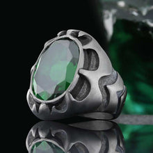 Görseli Galeri görüntüleyiciye yükleyin, Rhodium Plated Paraiba Tourmaline Silver Ring
