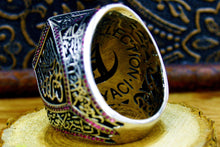 Görseli Galeri görüntüleyiciye yükleyin, Unique Design Large Silver Ring
