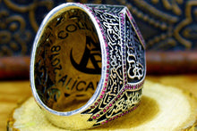 Görseli Galeri görüntüleyiciye yükleyin, Unique Design Large Silver Ring
