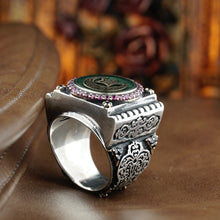 Görseli Galeri görüntüleyiciye yükleyin, Handmade Crescent and Star Silver Ring
