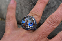 Görseli Galeri görüntüleyiciye yükleyin, Handmade Owl Silver Ring
