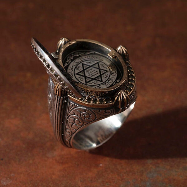 Seal of Solomon Secret Ring