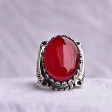 Görseli Galeri görüntüleyiciye yükleyin, Ottoman Red Amber Ring Men
