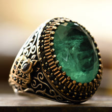 Görseli Galeri görüntüleyiciye yükleyin, Stunning Natural Green Paraiba Tourmaline Ring
