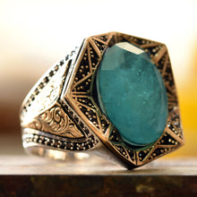 Görseli Galeri görüntüleyiciye yükleyin, Handmade Natural Blue Paraiba Tourmaline Ring
