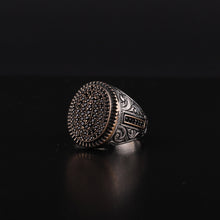 Görseli Galeri görüntüleyiciye yükleyin, Multi-stone Black Zircon Sterling Silver Ring
