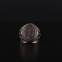 Görseli Galeri görüntüleyiciye yükleyin, Multi-stone Black Zircon Sterling Silver Ring
