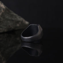 Görseli Galeri görüntüleyiciye yükleyin, Handmade Rhodium Enhanced Simple Octagon Silver Ring
