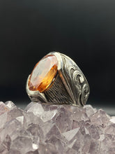 Görseli Galeri görüntüleyiciye yükleyin, Handmade Zircon Gemstone Ring Men
