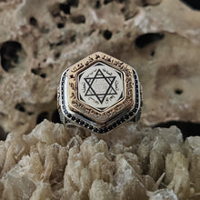 Görseli Galeri görüntüleyiciye yükleyin, Seal of Solomon Silver Ring
