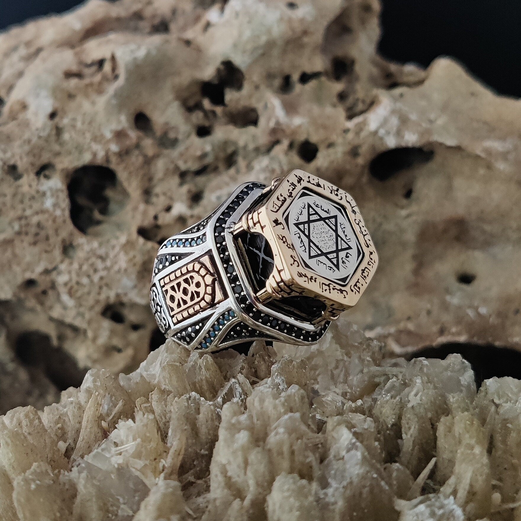 Seal of Solomon Silver Ring