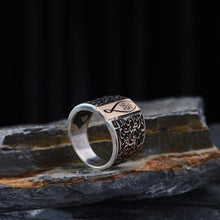 Görseli Galeri görüntüleyiciye yükleyin, Authentic Arabic Letter Design Mens Ring
