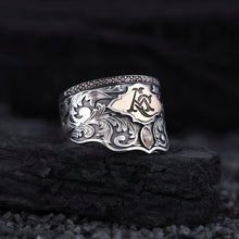 Görseli Galeri görüntüleyiciye yükleyin, İnitial Silver Letter Name Ring
