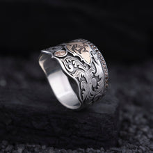 Görseli Galeri görüntüleyiciye yükleyin, İnitial Silver Letter Name Ring
