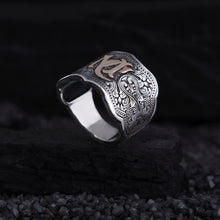 Görseli Galeri görüntüleyiciye yükleyin, Unique Engraved Initial Silver Ring
